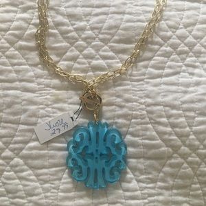 Turquoise Medallion Necklace